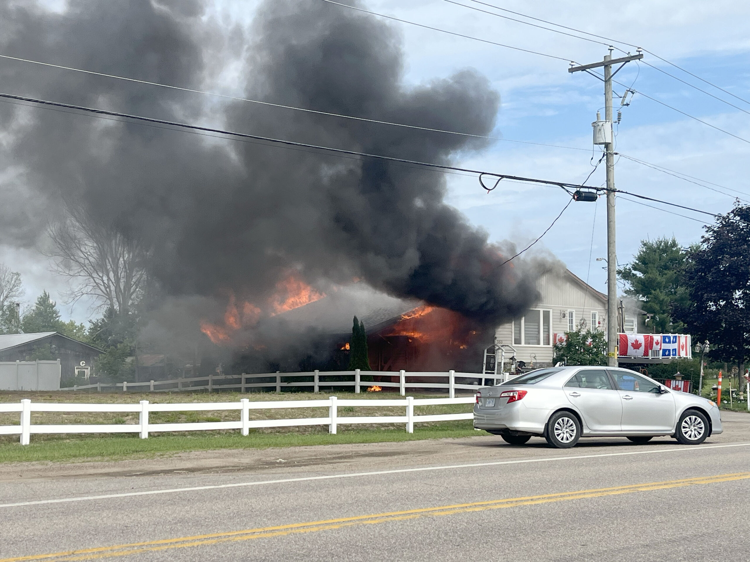 Un incendie sur l’Isle-aux-Allumettes détruit une maison